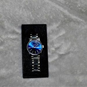 Nixon Sentry SS Watch Blue Sunray